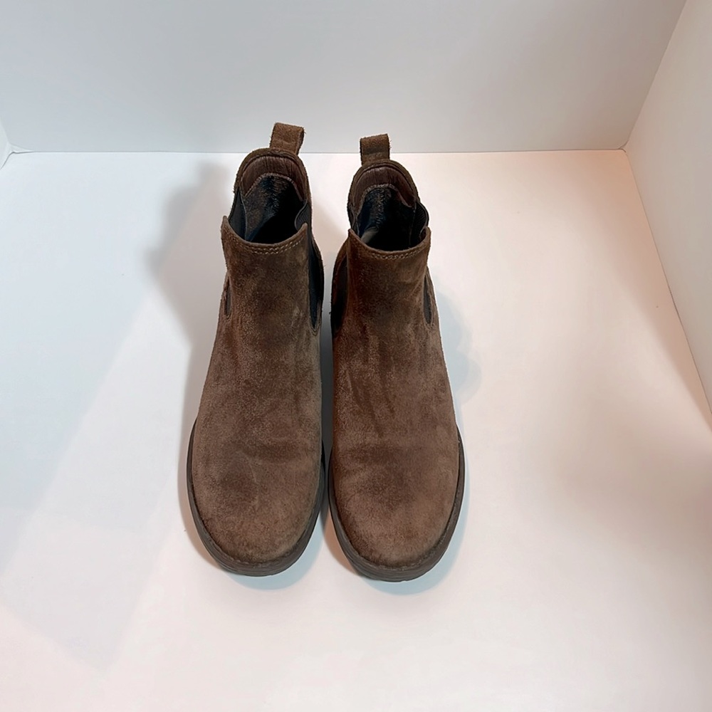 Brown Suede Ankle Boots